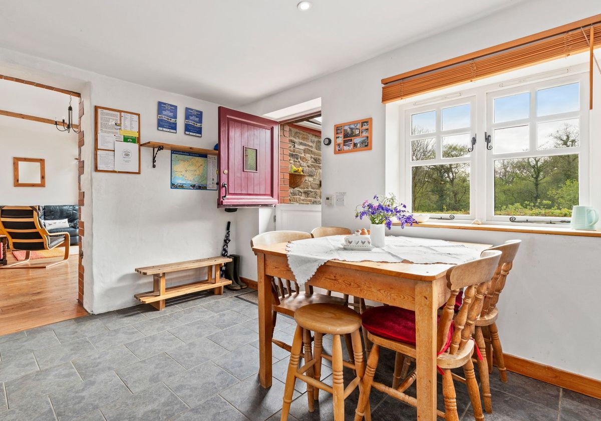 Dining table by the window